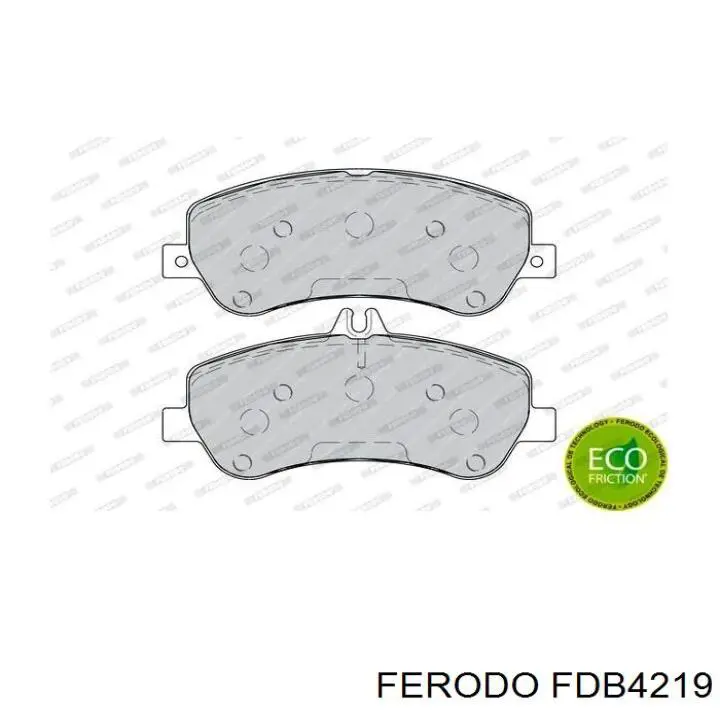 Pastillas de freno delanteras FDB4219 Ferodo