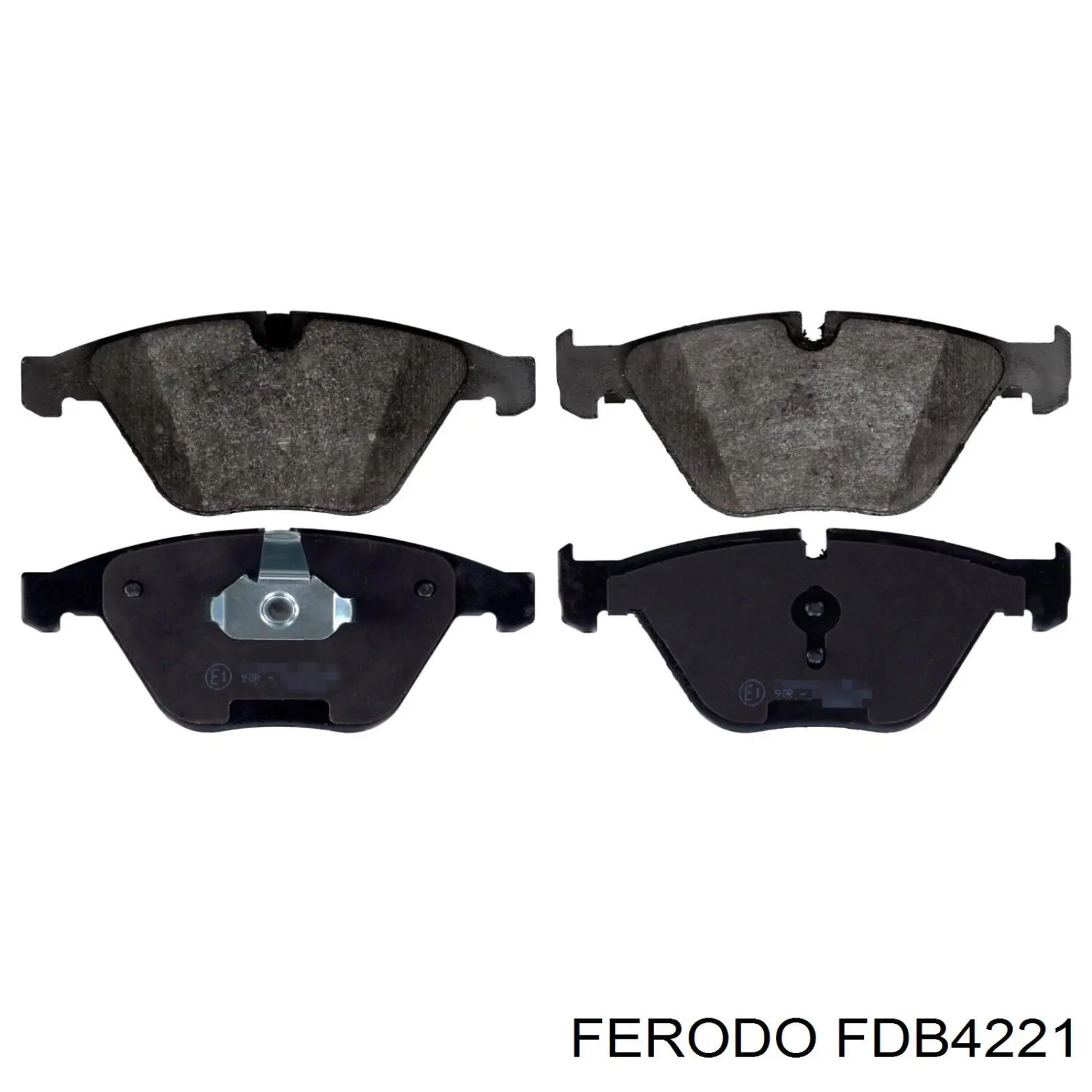 Pastillas de freno delanteras FDB4221 Ferodo
