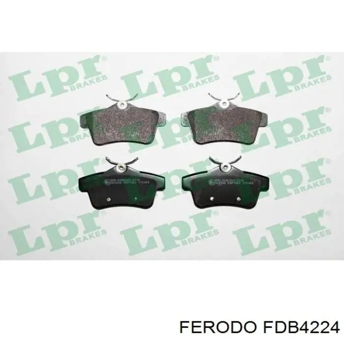 Задние дисковые колодки Ferodo FDB4224
