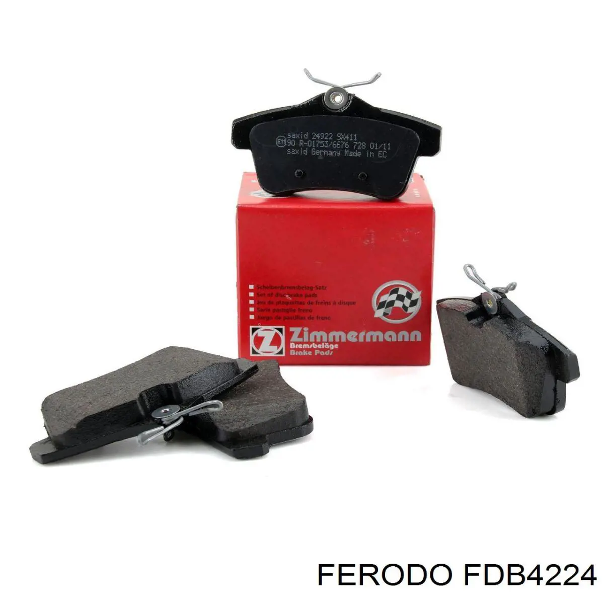 FDB4224 Ferodo Колодки тормозные дисковые комплект