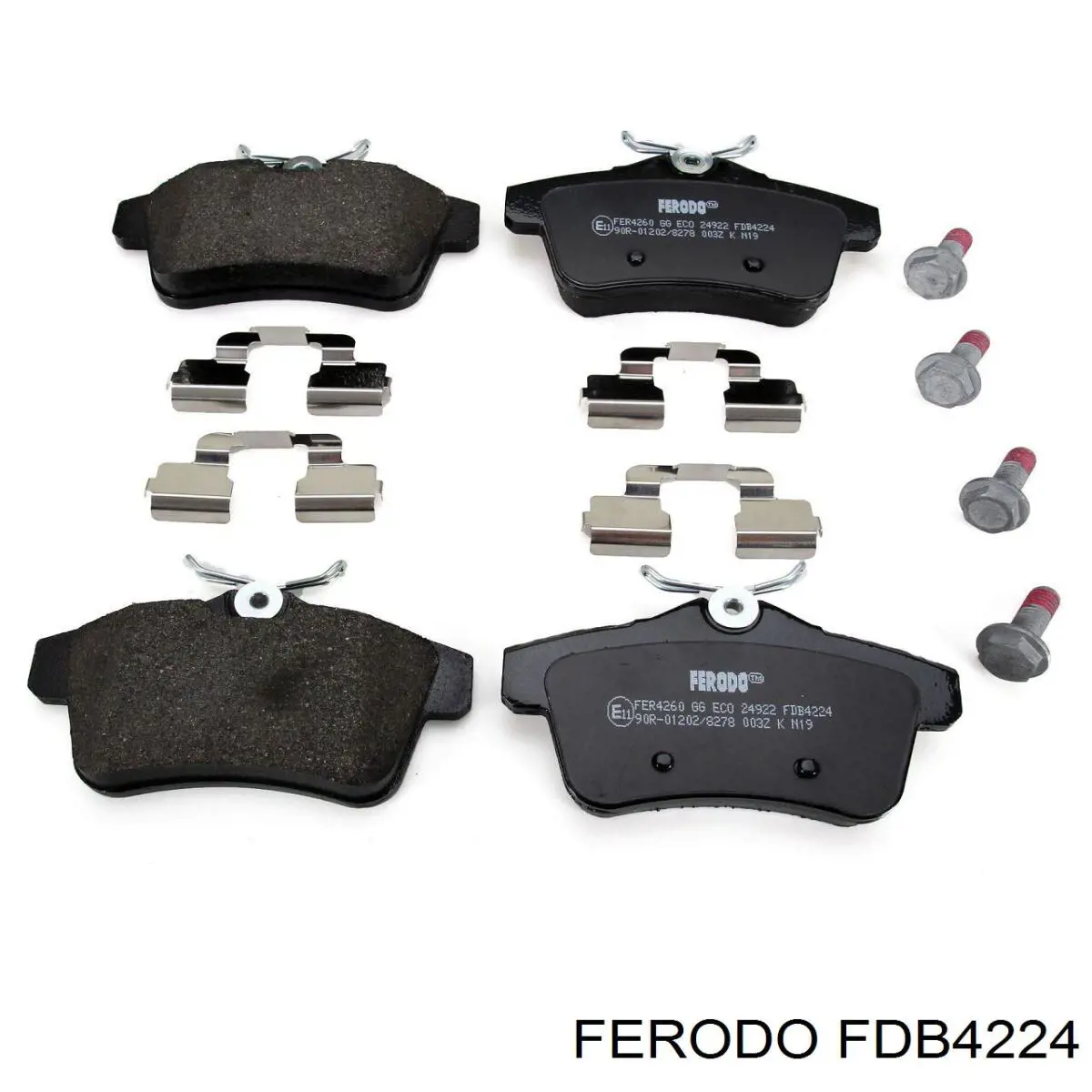 Колодки дисковые  Ferodo FDB4224 цена, от 35.75 USD