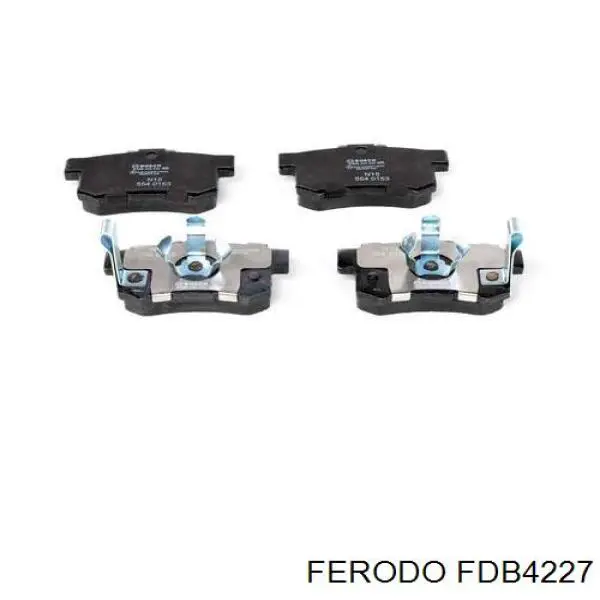 Колодки дисковые  Ferodo FDB4227 цена, от 30.40 USD