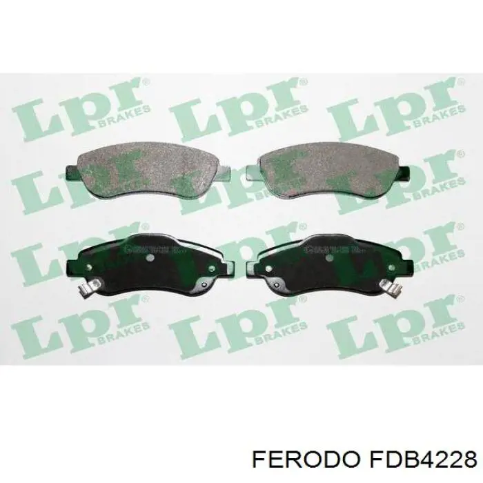 FDB4228 Ferodo Колодки передние