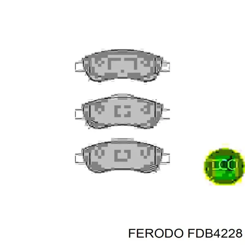 Pastillas de freno delanteras FDB4228 Ferodo