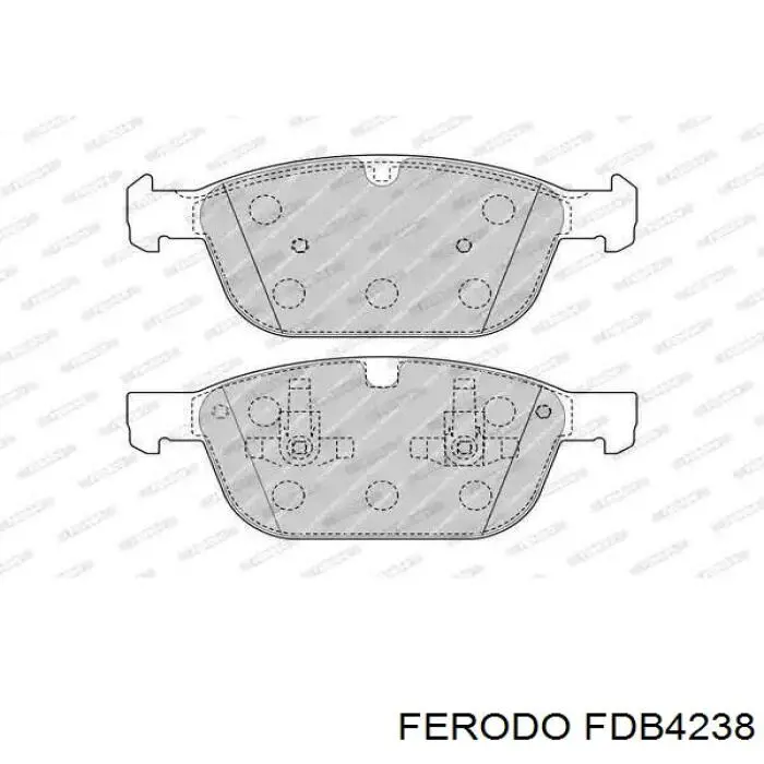 Передние тормозные колодки FDB4238 Ferodo