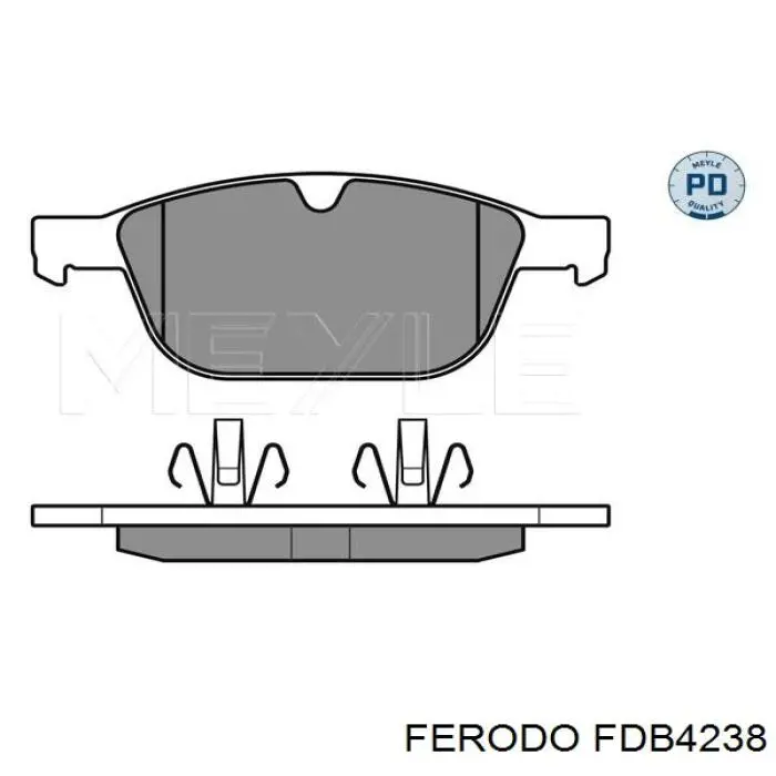 Купить FDB4238 Ferodo Колодки тормозные