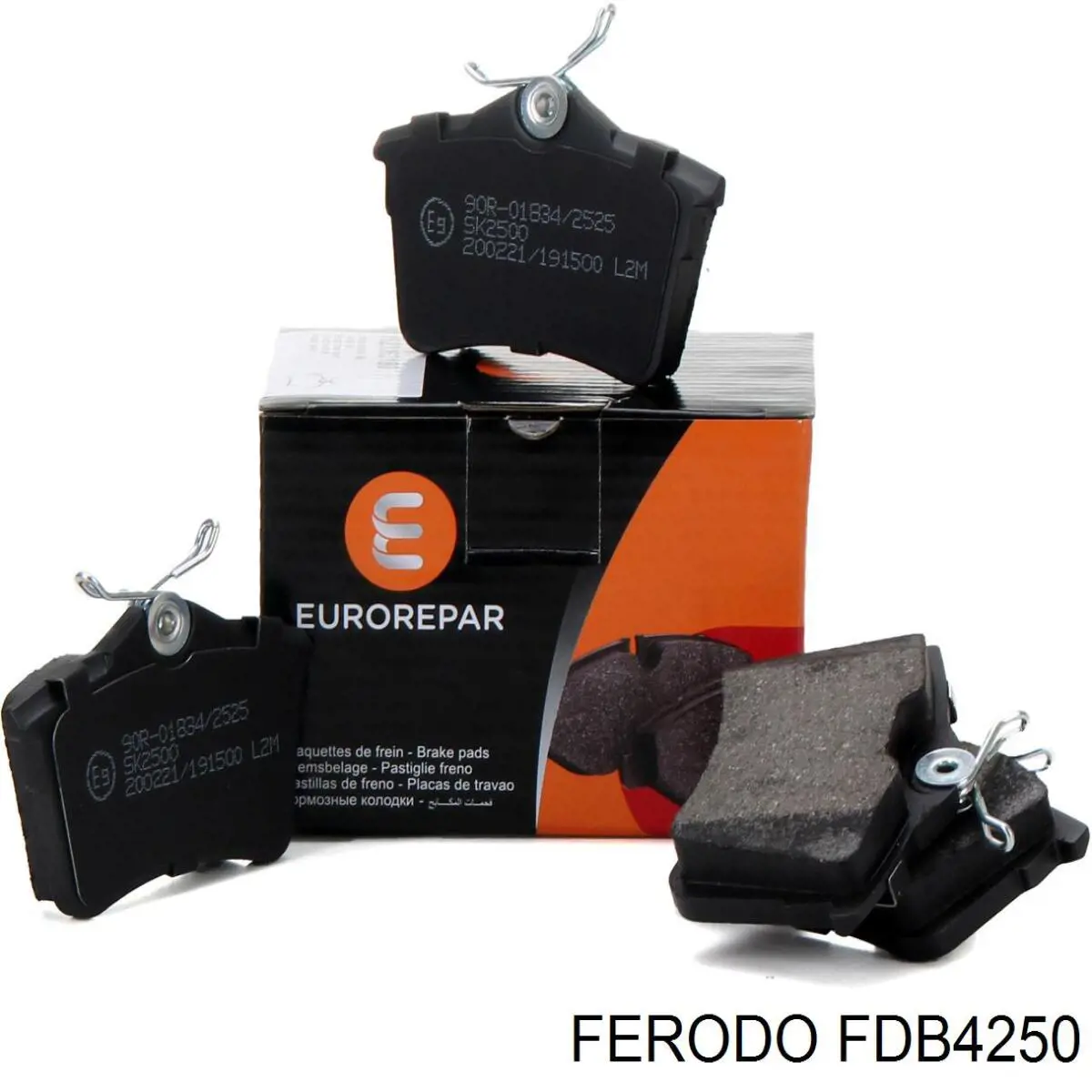 Задние тормозные колодки FDB4250 Ferodo