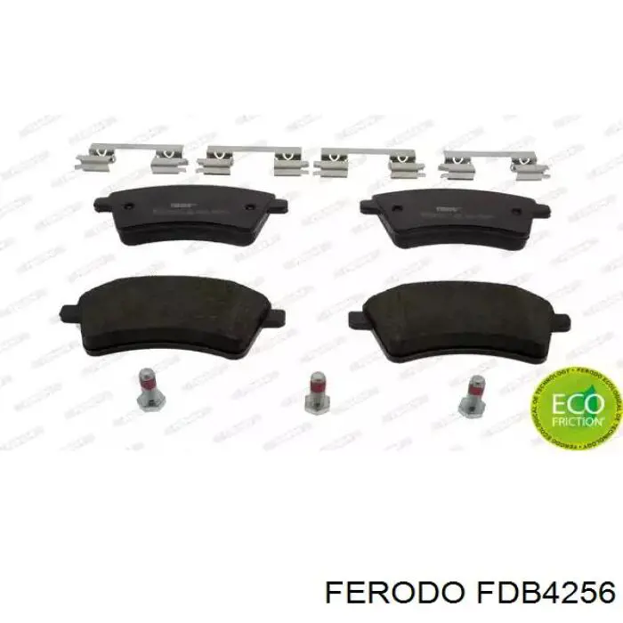 Передние тормозные колодки FDB4256 Ferodo