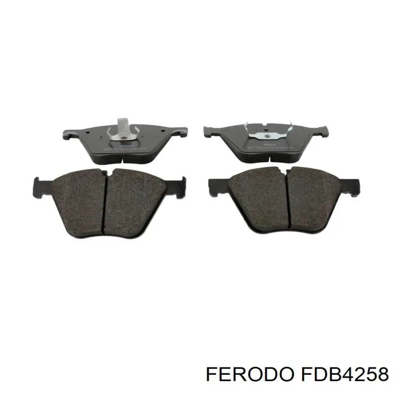 FDB4258 Ferodo колодки тормозные передние дисковые