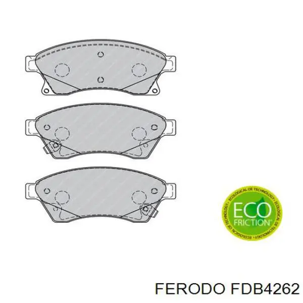 Купить FDB4262 Ferodo Колодки тормозные