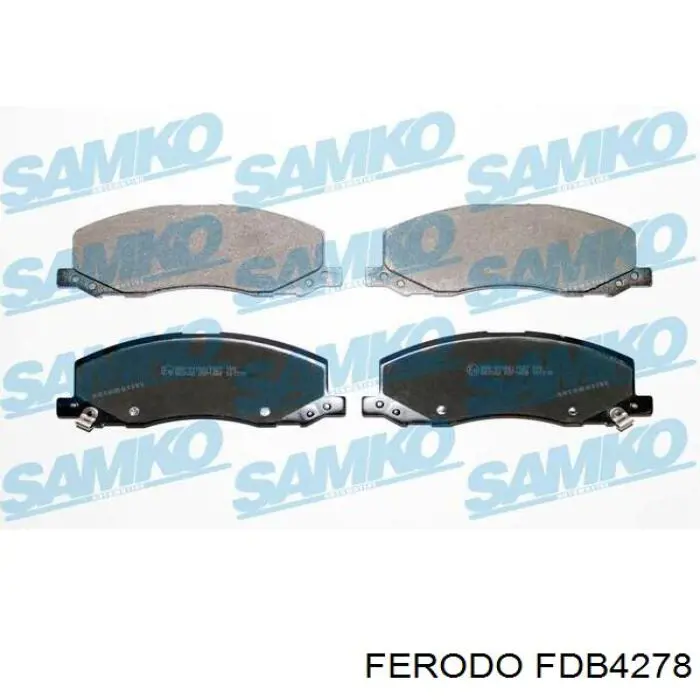 Тормозные колодки Ferodo FDB4278