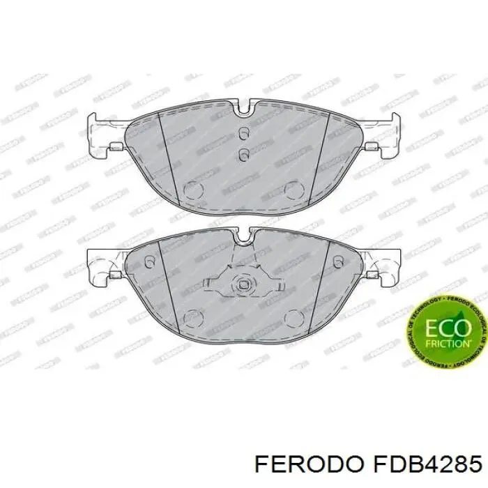 Колодки тормозные передние дисковые Ferodo FDB4285