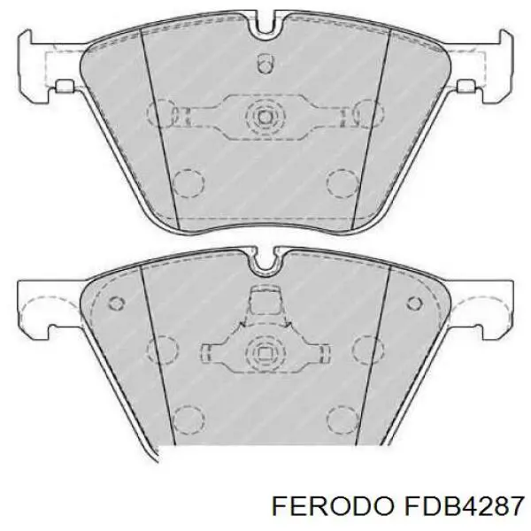 Pastillas de freno delanteras FDB4287 Ferodo