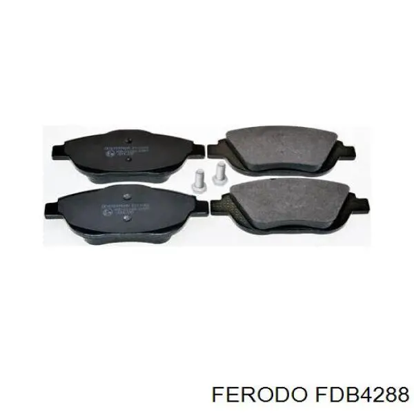 Pastillas de freno delanteras FDB4288 Ferodo