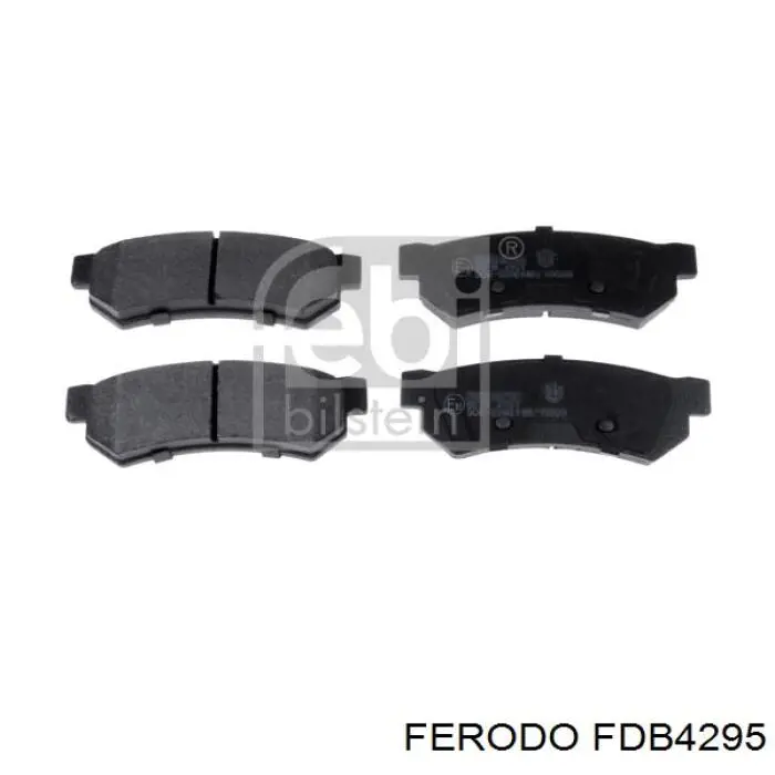 Купить FDB4295 Ferodo Колодки тормозные задние, дисковые