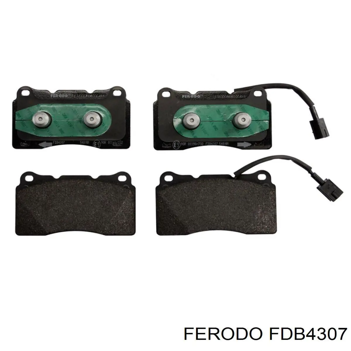 Передние тормозные колодки FDB4307 Ferodo