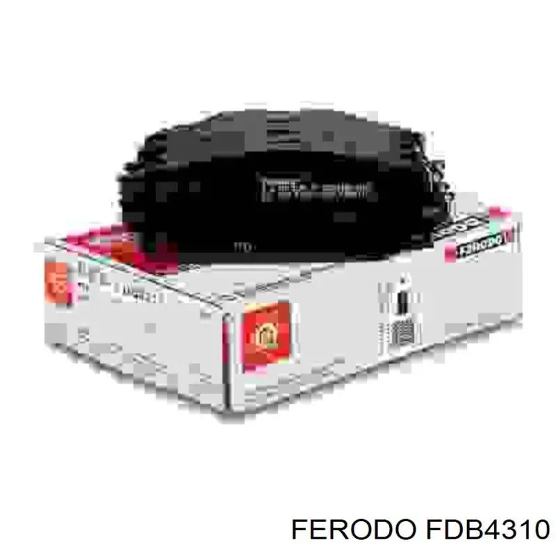 Передние тормозные колодки FDB4310 Ferodo