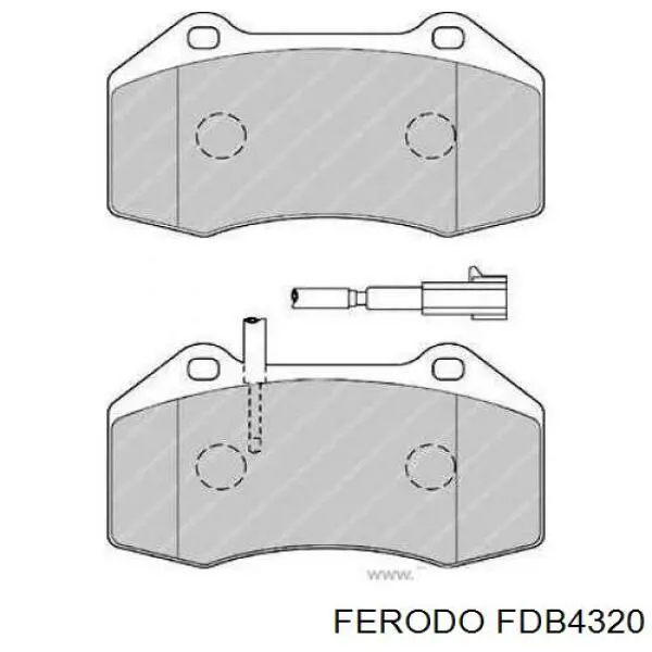 Колодки Ferodo FDB4320 цена, от 37.47 USD
