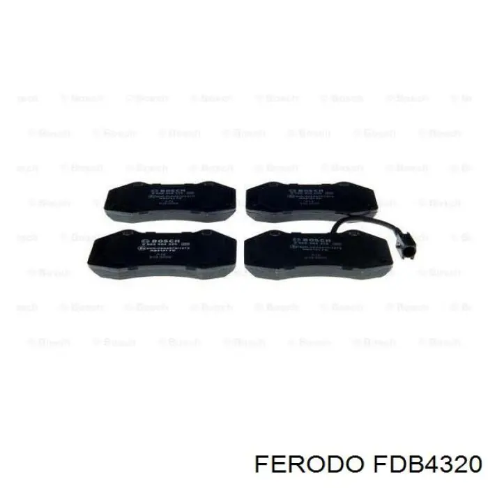 Передние тормозные колодки FDB4320 Ferodo