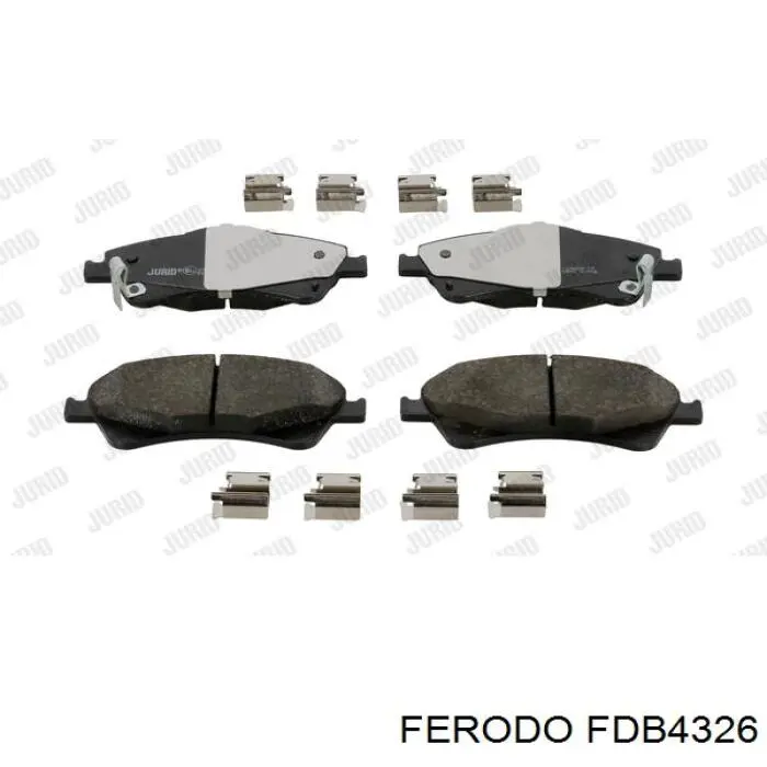 Купить FDB4326 Ferodo Колодки тормозные