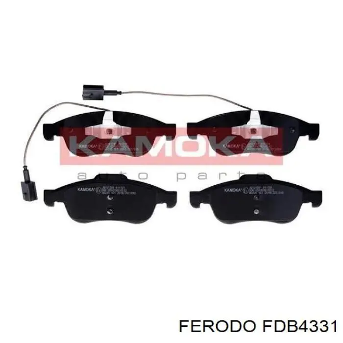 Передние тормозные колодки FDB4331 Ferodo