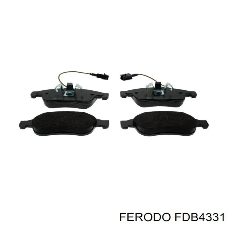 Передние тормозные колодки FDB4331 Ferodo