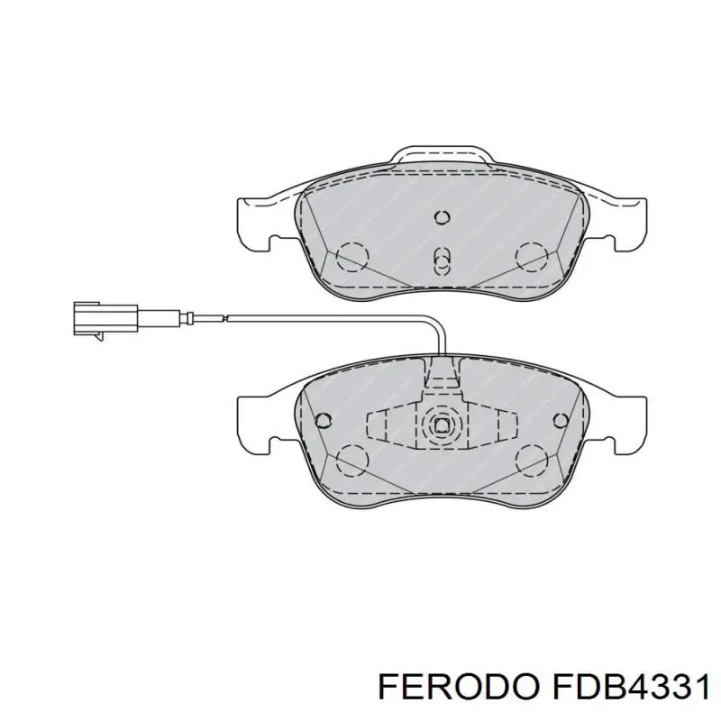 Колодки Ferodo FDB4331 цена, от 44.79 USD