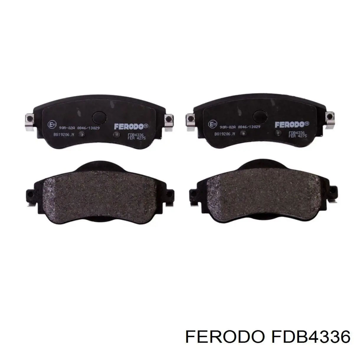 FDB4336 Ferodo колодки тормозные передние дисковые