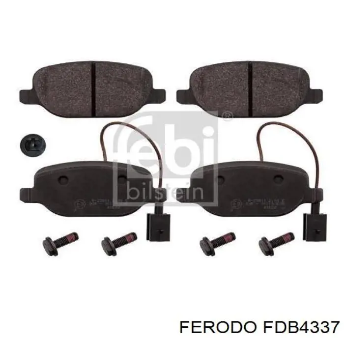Задние тормозные колодки FDB4337 Ferodo