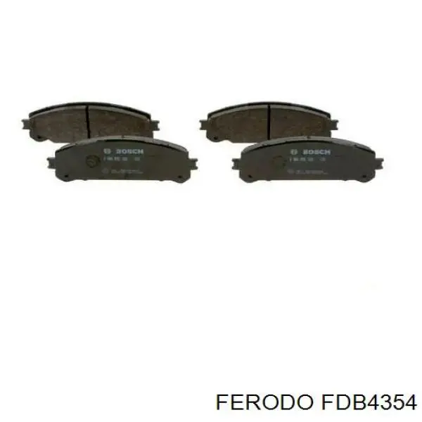 Передние тормозные колодки FDB4354 Ferodo