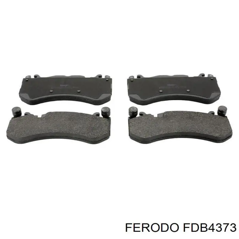 FDB4373 Ferodo колодки тормозные передние дисковые