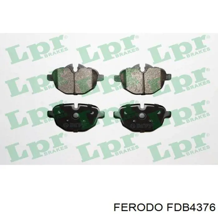 Колодки дисковые  Ferodo FDB4376 цена, от 39.77 USD