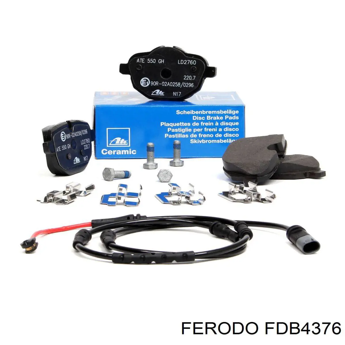 FDB4376 Ferodo Колодки тормозные дисковые комплект