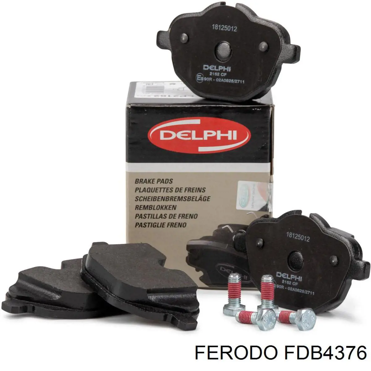 Купить FDB4376 Ferodo Колодки тормозные задние, дисковые