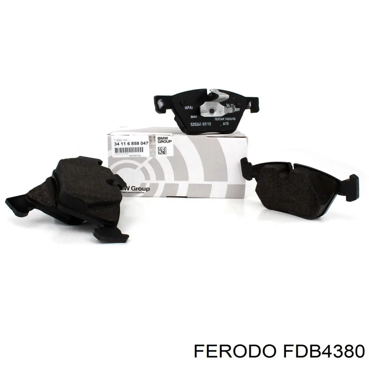 Передние тормозные колодки FDB4380 Ferodo