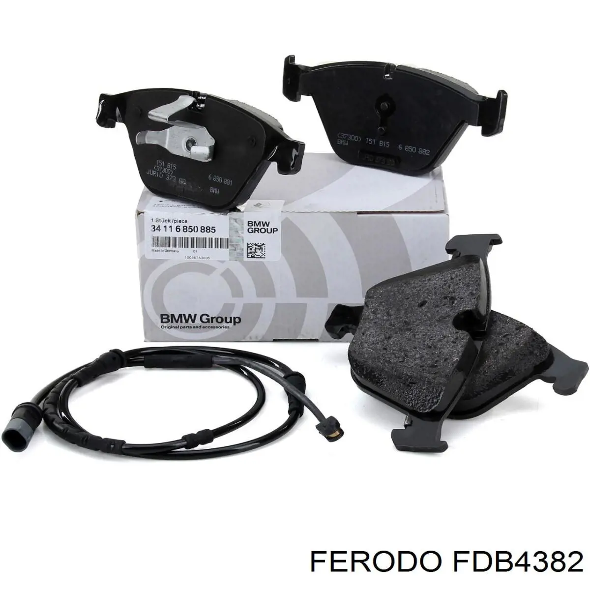 Передние тормозные колодки FDB4382 Ferodo