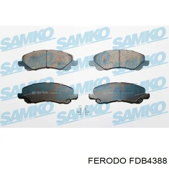 FDB4388 Ferodo Колодки передние