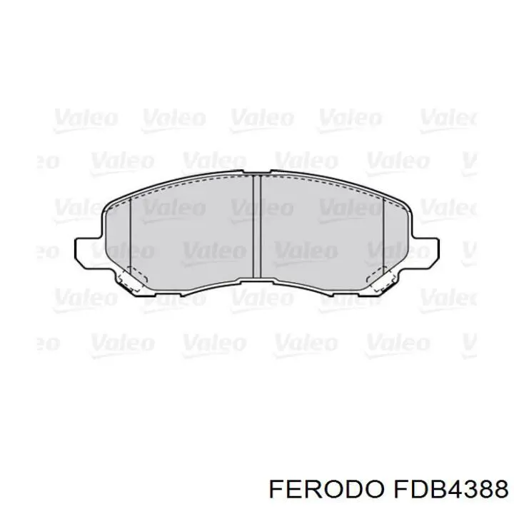 Купить FDB4388 Ferodo Колодки тормозные