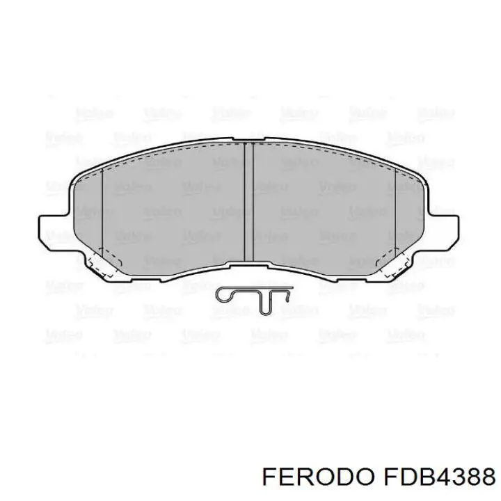 Тормозные колодки Ferodo FDB4388