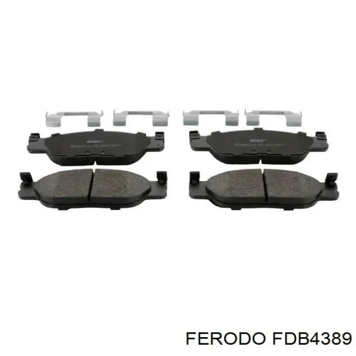 FDB4389 Ferodo передние тормозные колодки