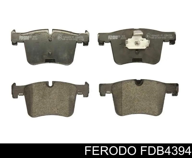 Передние тормозные колодки FDB4394 Ferodo