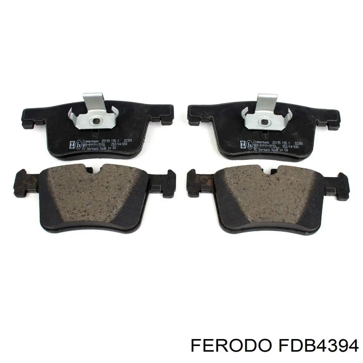 Pastillas de freno delanteras FDB4394 Ferodo