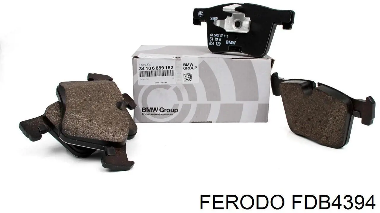 Передние тормозные колодки FDB4394 Ferodo