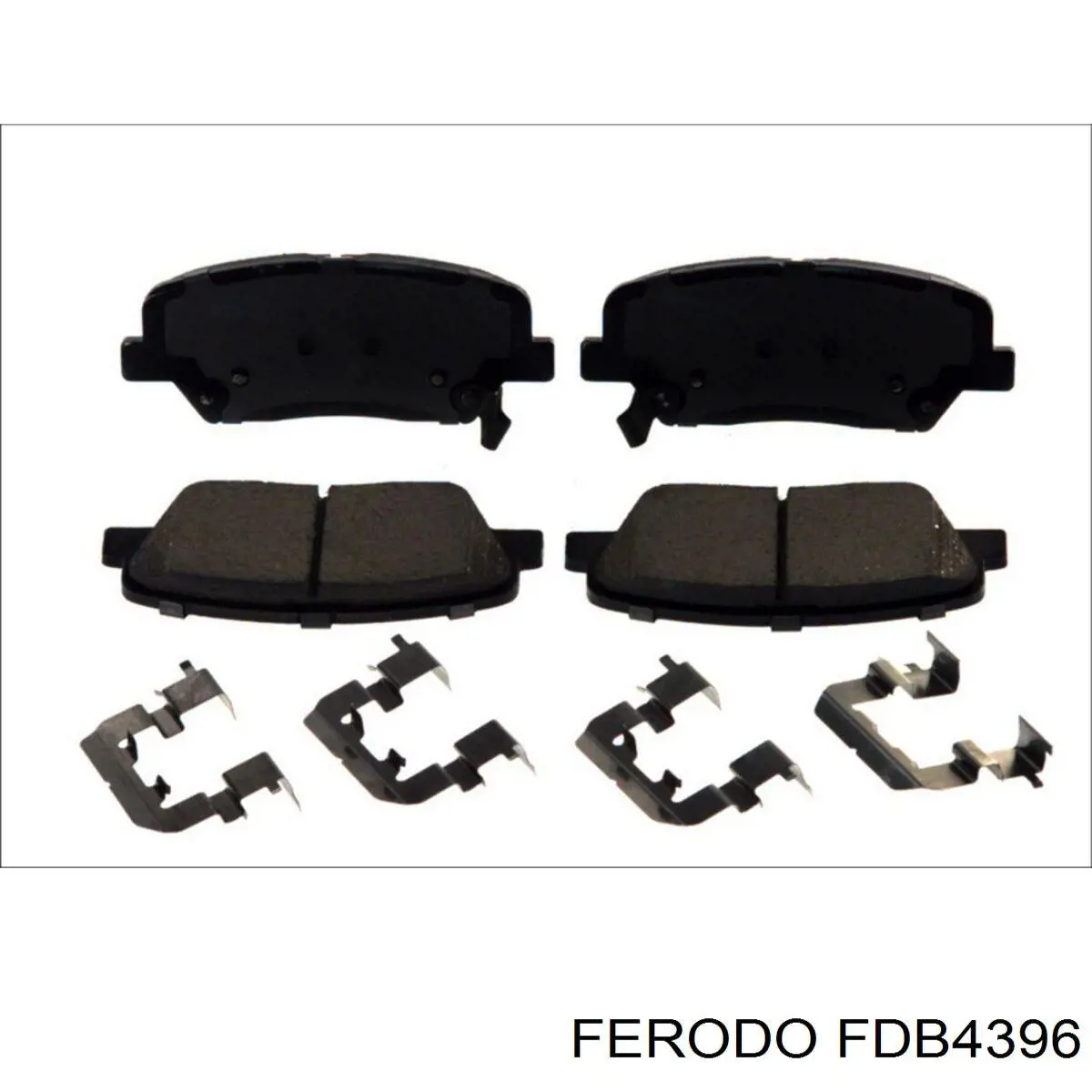 Передние тормозные колодки FDB4396 Ferodo