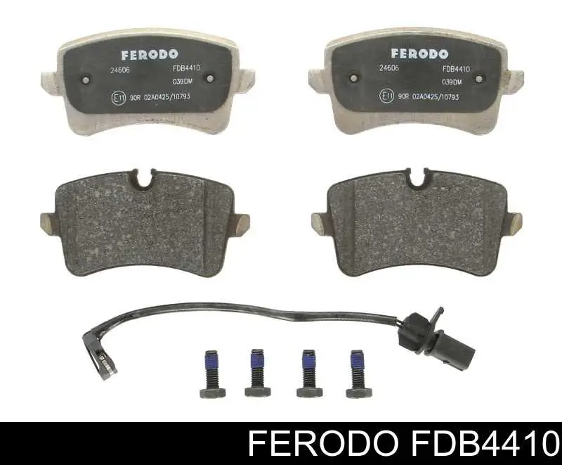Колодки тормозные задние дисковые Ferodo FDB4410