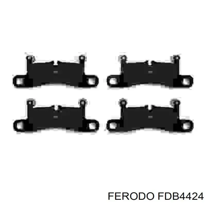 Задние тормозные колодки FDB4424 Ferodo