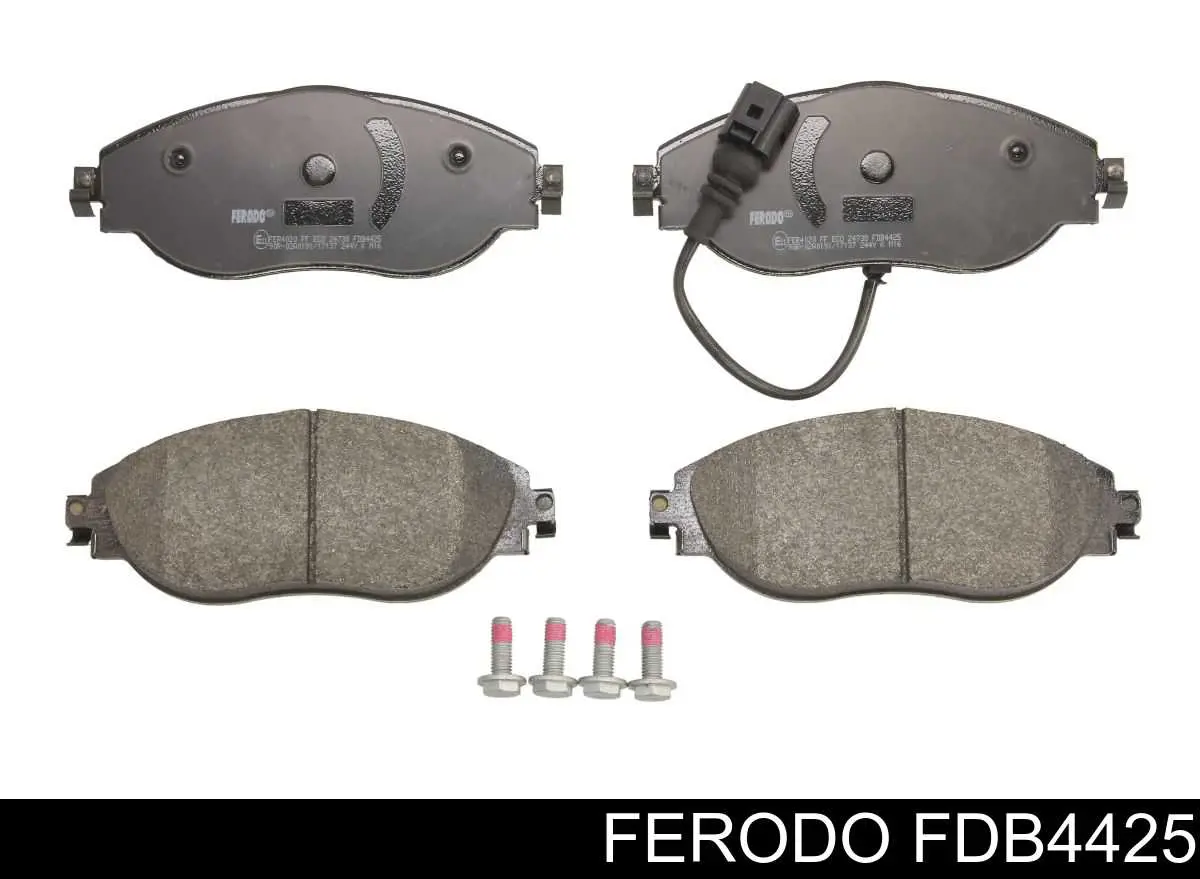 FDB4425 Ferodo sapatas do freio dianteiras de disco