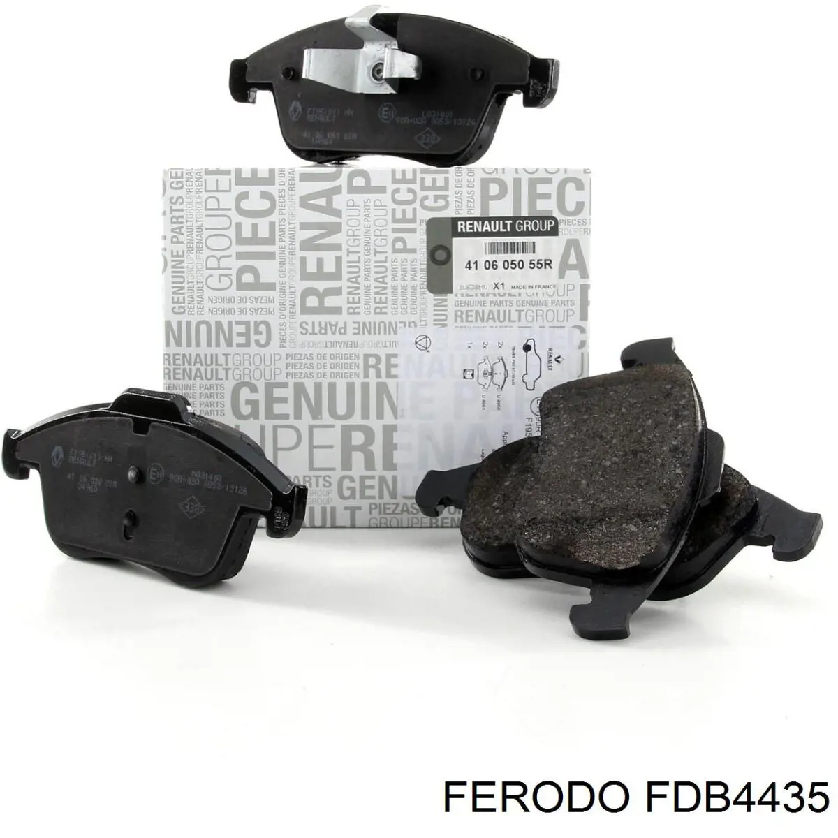 Задние тормозные колодки FDB4435 Ferodo