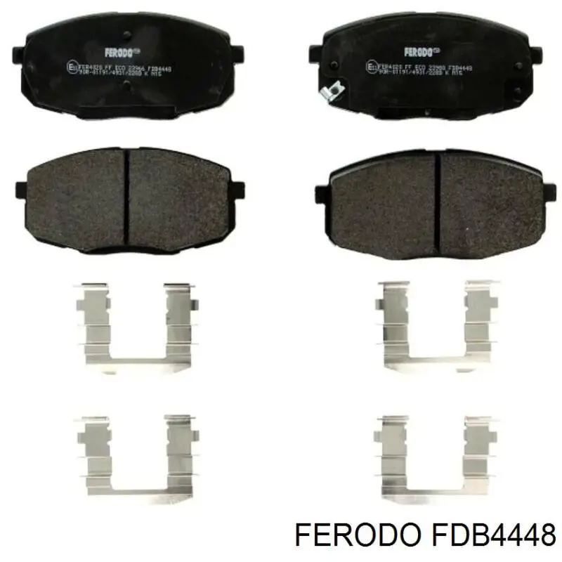 Передние тормозные колодки FDB4448 Ferodo