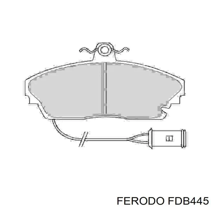 fdb445 Ferodo колодки тормозные передние дисковые